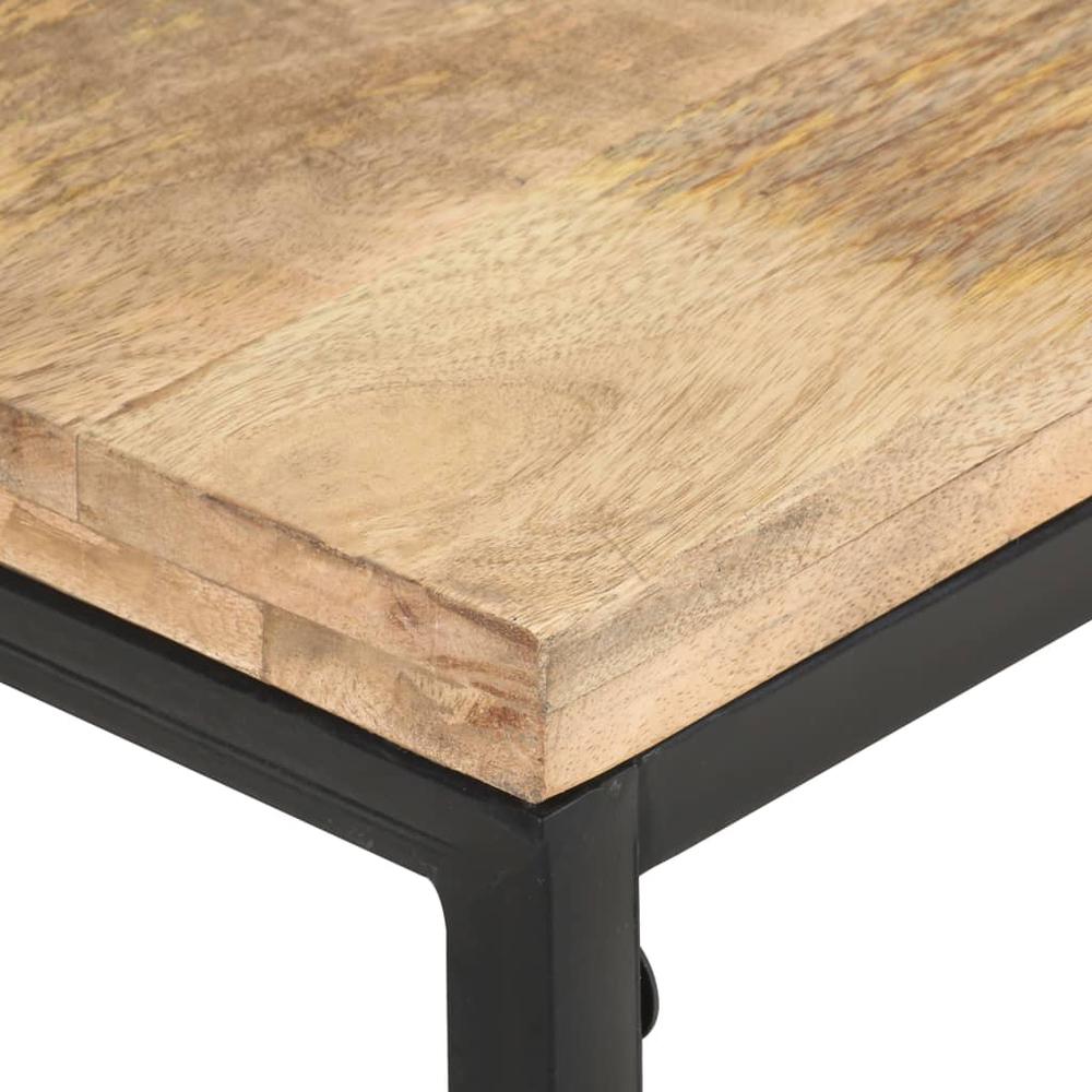 vidaXL Coffee Table 43.3"x23.6"x13.8" Solid Mango Wood 0244. Picture 4