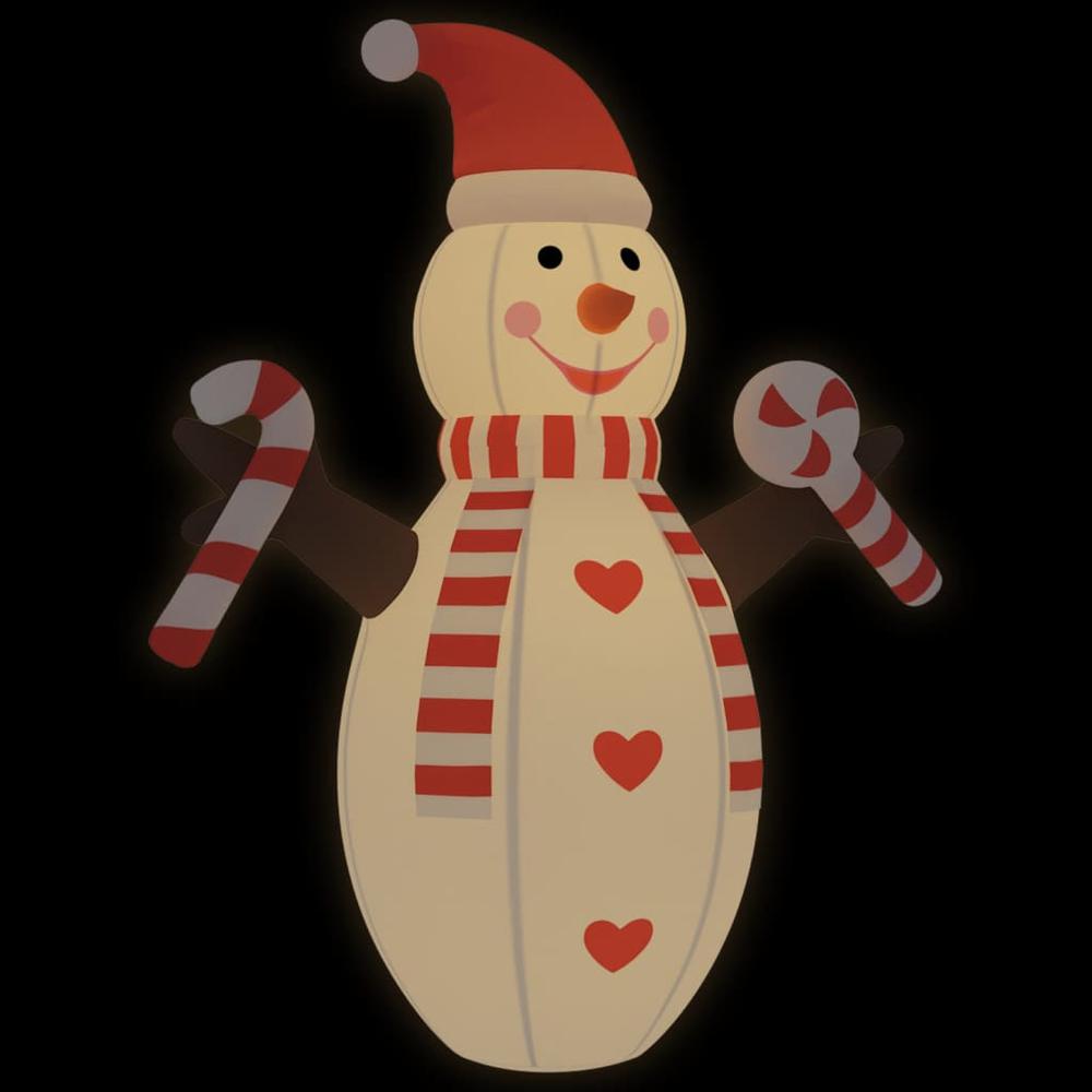 vidaXL Christmas Inflatable Snowman with LEDs 248". Picture 2