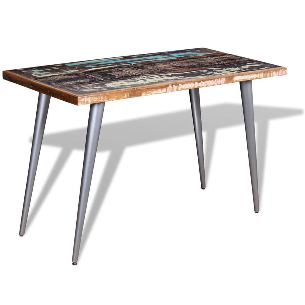 vidaXL Dining Table Solid Reclaimed Wood 47.2"x23.6"x30", 244242. Picture 3