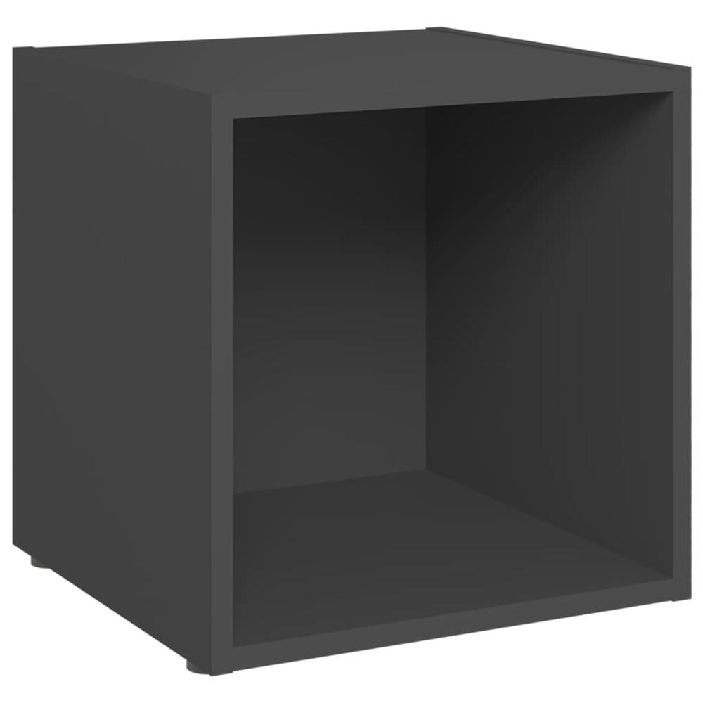 vidaXL 5 Piece TV Cabinet Set Gray Engineered Wood, 3080008. Picture 4