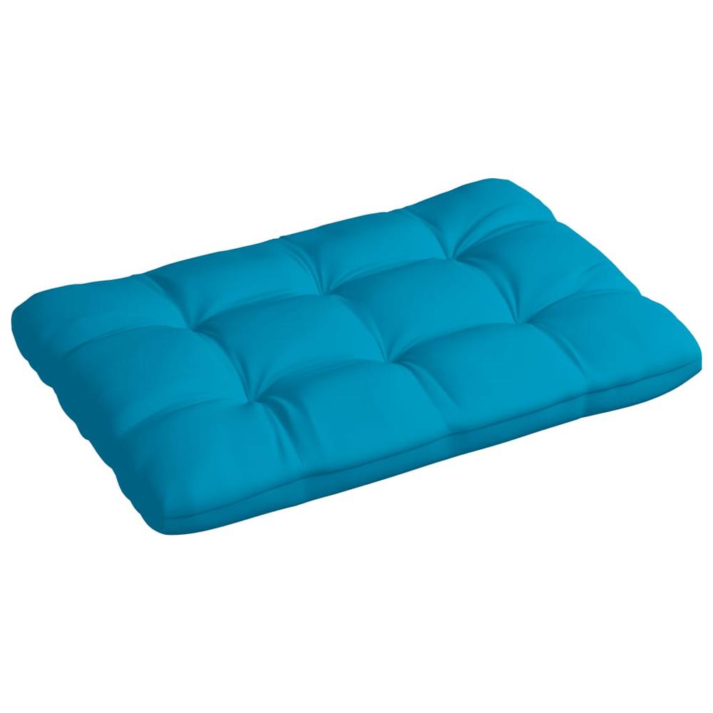 vidaXL Pallet Sofa Cushion Blue 47.2"x31.5"x3.9". Picture 3