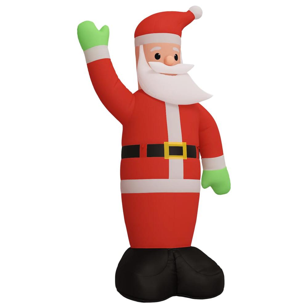 vidaXL Inflatable Santa Claus with LEDs 244.1". Picture 3