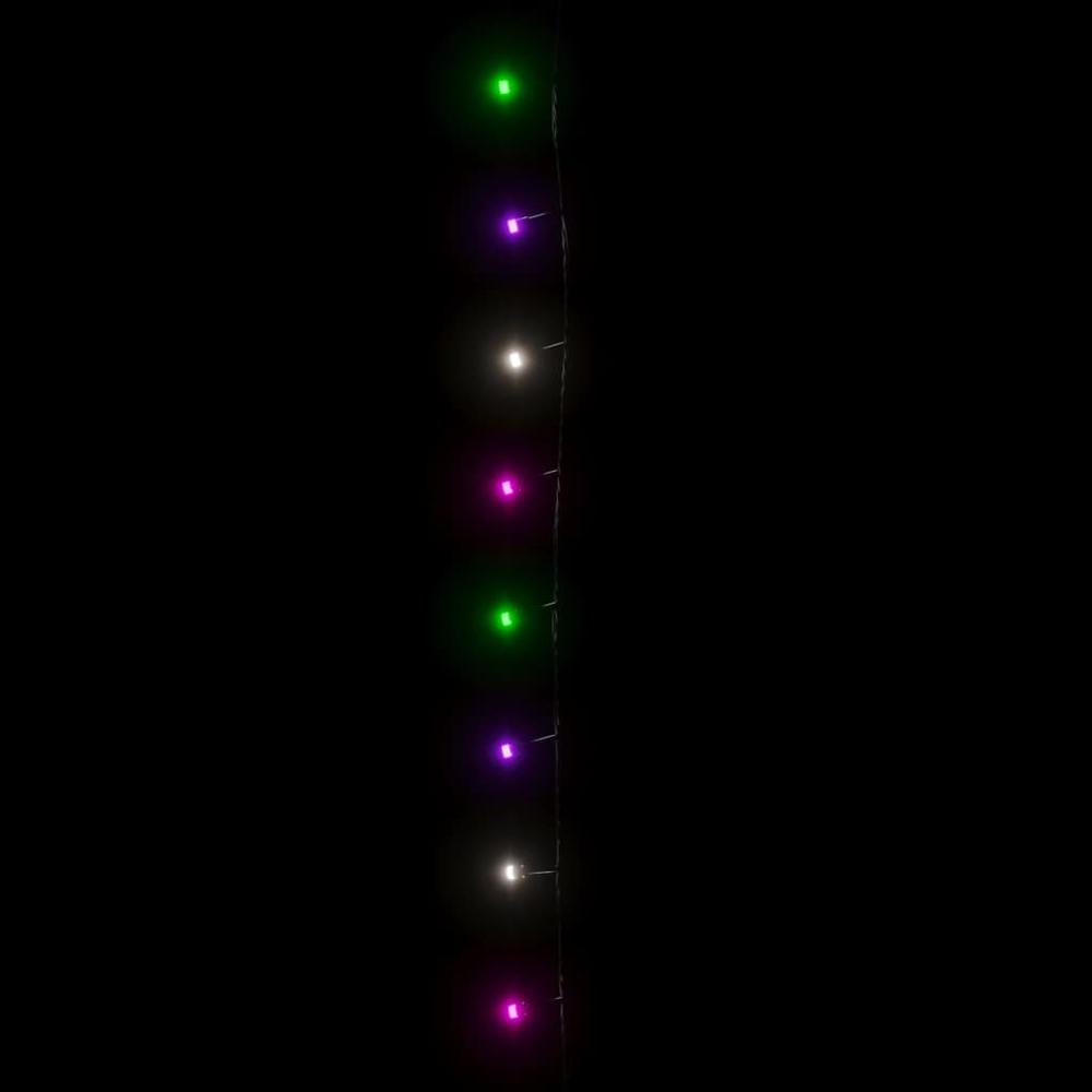 vidaXL LED String with 150 LEDs Pastel Multicolor 49.2' PVC. Picture 4