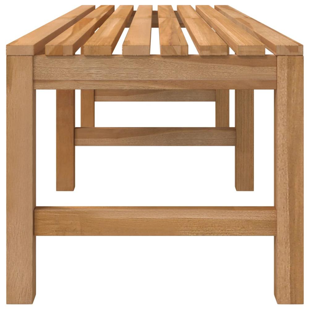 vidaXL Patio Bench 59.1" Solid Teak Wood, 316627. Picture 4