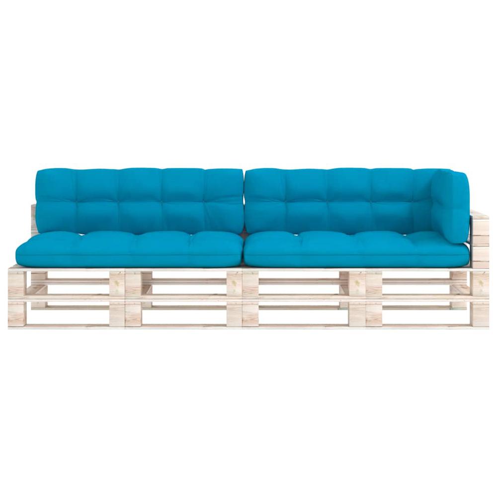 vidaXL Pallet Sofa Cushions 5 pcs Blue. Picture 3