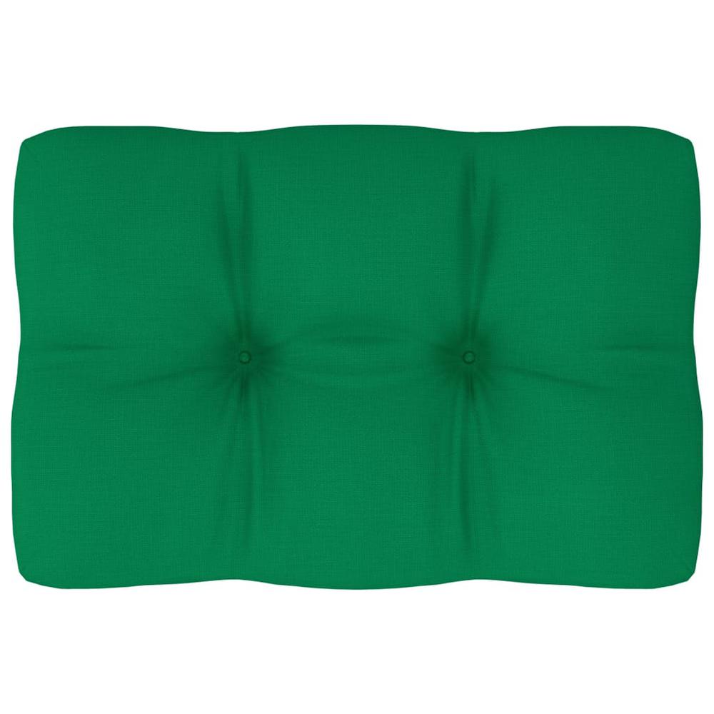 vidaXL Pallet Sofa Cushion Green 23.6"x15.7"x3.9". Picture 1