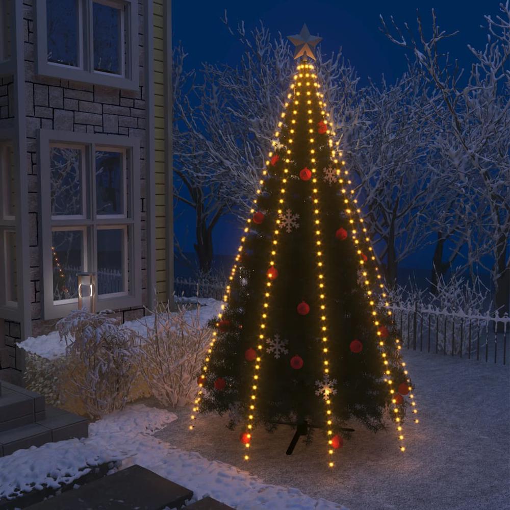 vidaXL Christmas Tree Net Lights with 400 LEDs 157.5". Picture 1