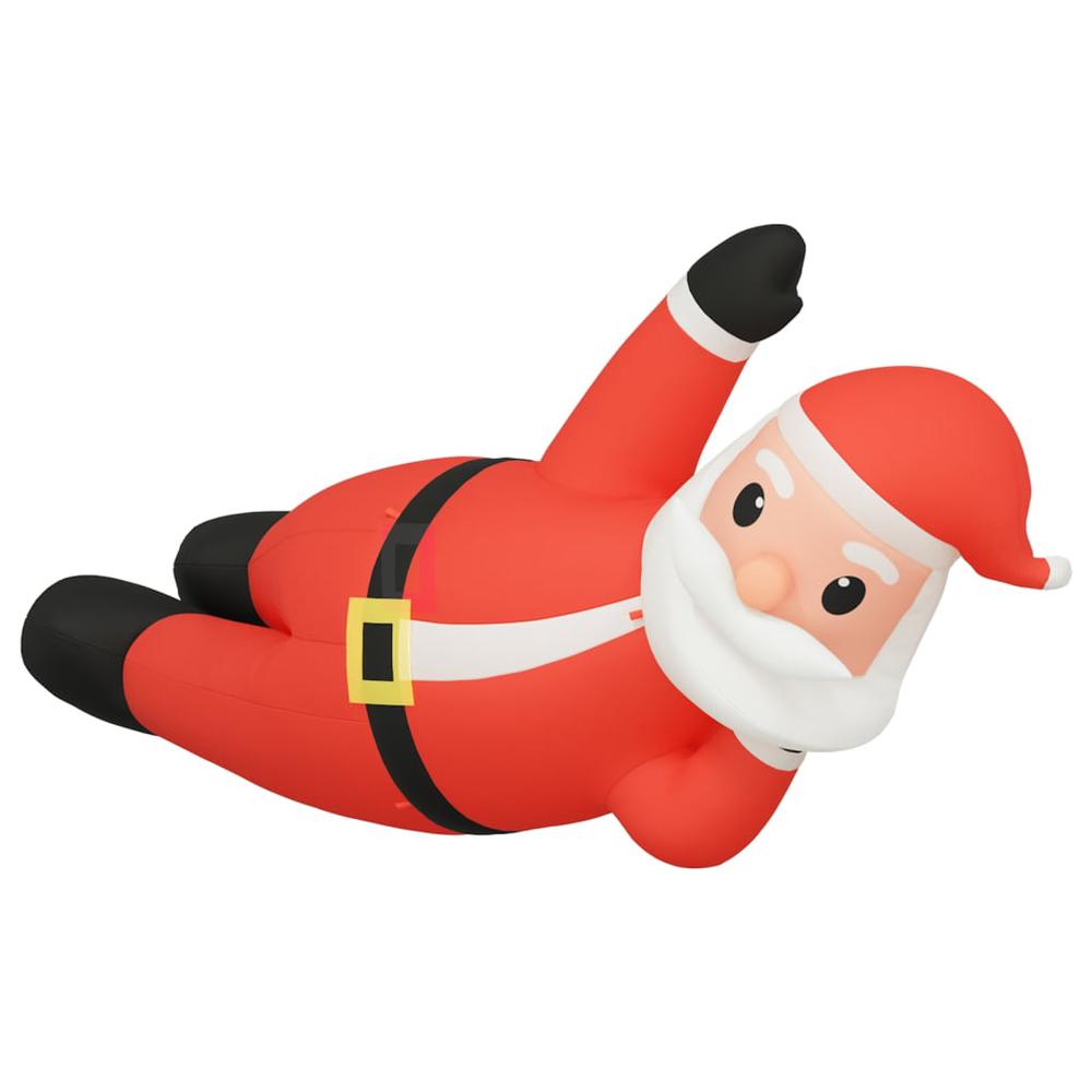 vidaXL Christmas Inflatable Lying Santa LED 63". Picture 4