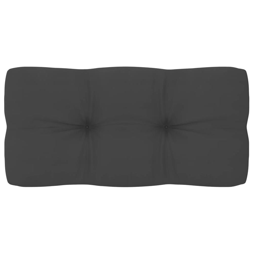 vidaXL Pallet Sofa Cushion Anthracite 31.5"x15.7"x3.9". Picture 1