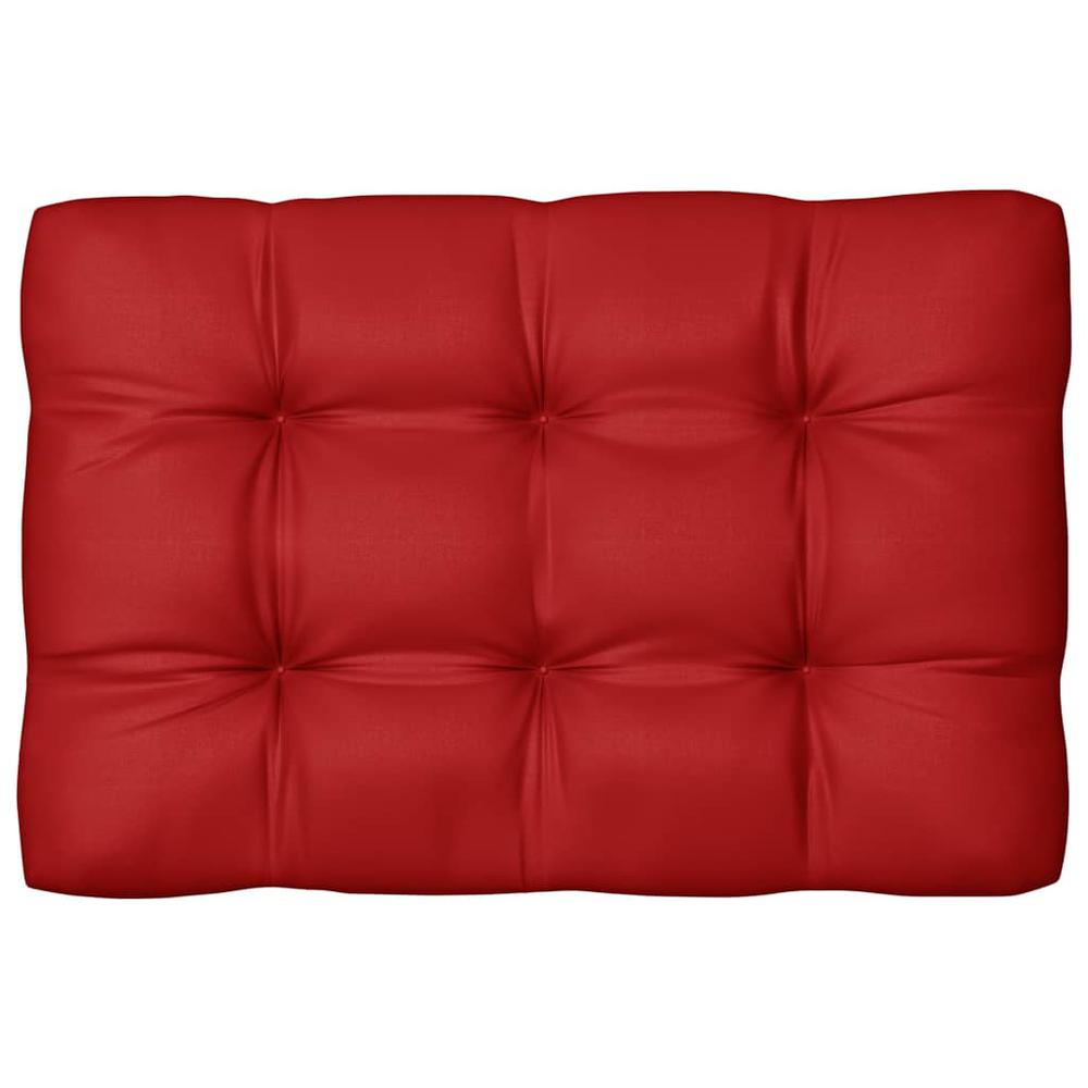 vidaXL Pallet Sofa Cushions 7 pcs Red. Picture 4