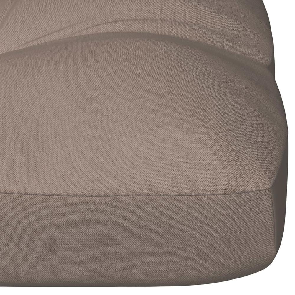 vidaXL Pallet Sofa Cushion Taupe 47.2"x15.7"x3.9". Picture 4