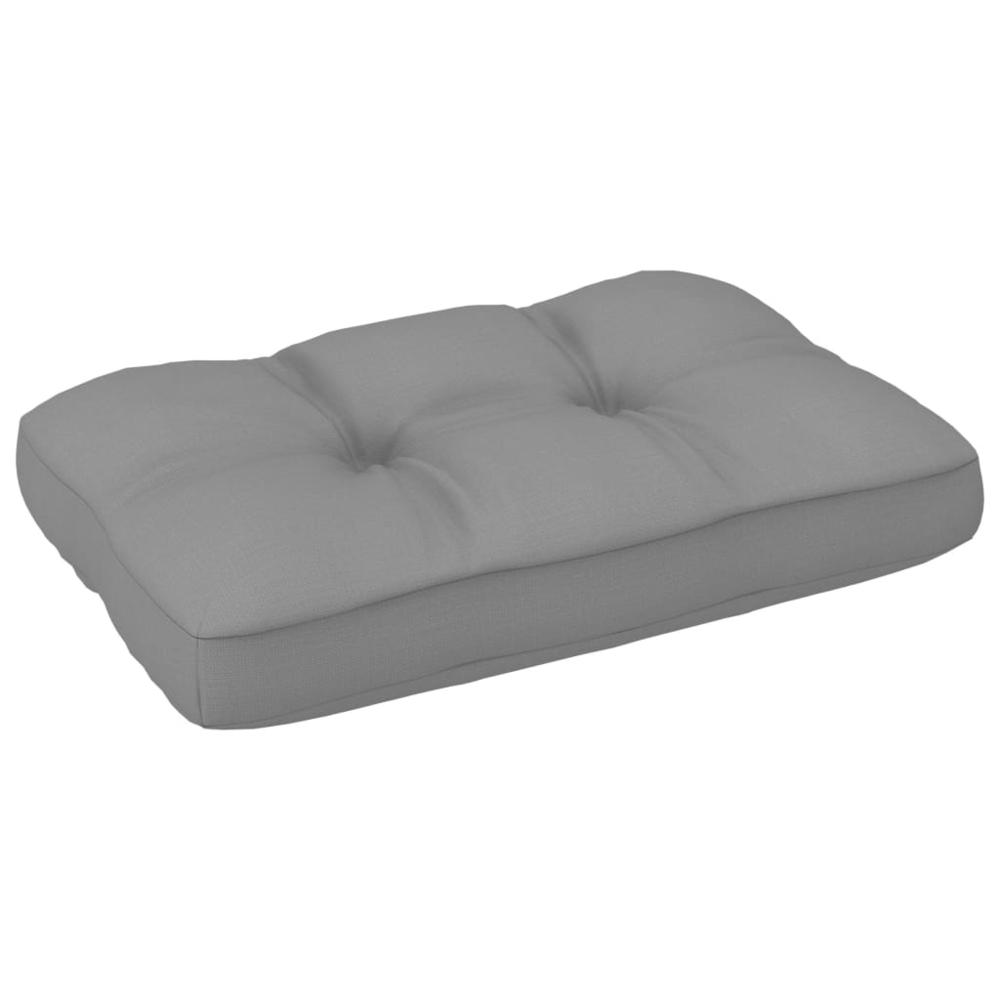 vidaXL Pallet Sofa Cushion Gray 23.6"x15.7"x3.9". Picture 2