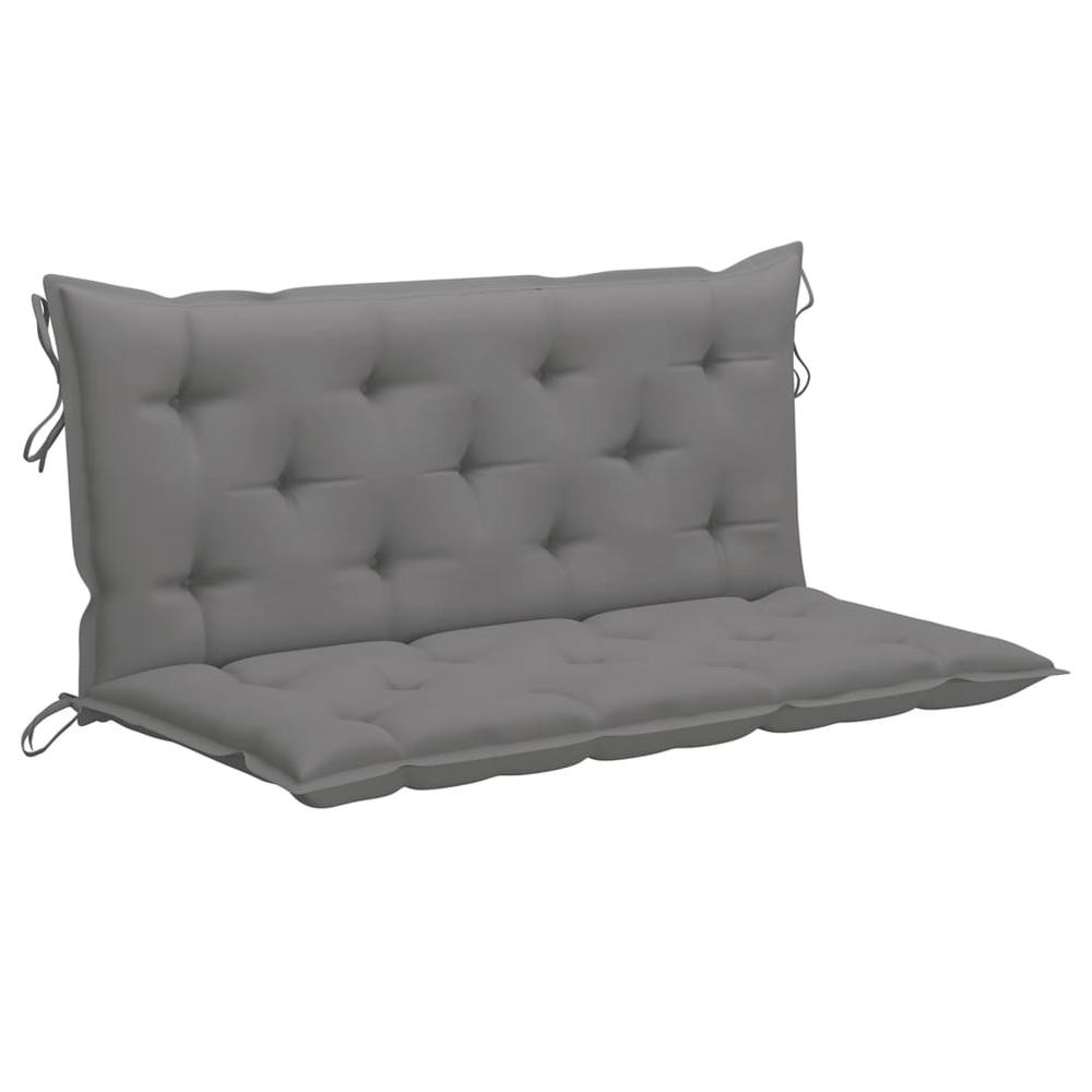 vidaXL Cushion for Swing Chair Gray 47.2" Fabric. Picture 2