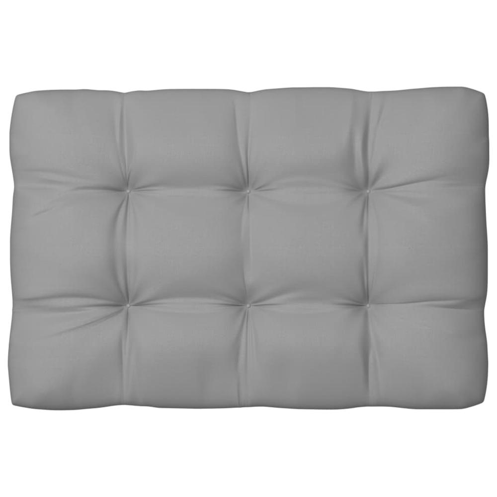 vidaXL Pallet Sofa Cushions 3 pcs Gray, 314559. Picture 4