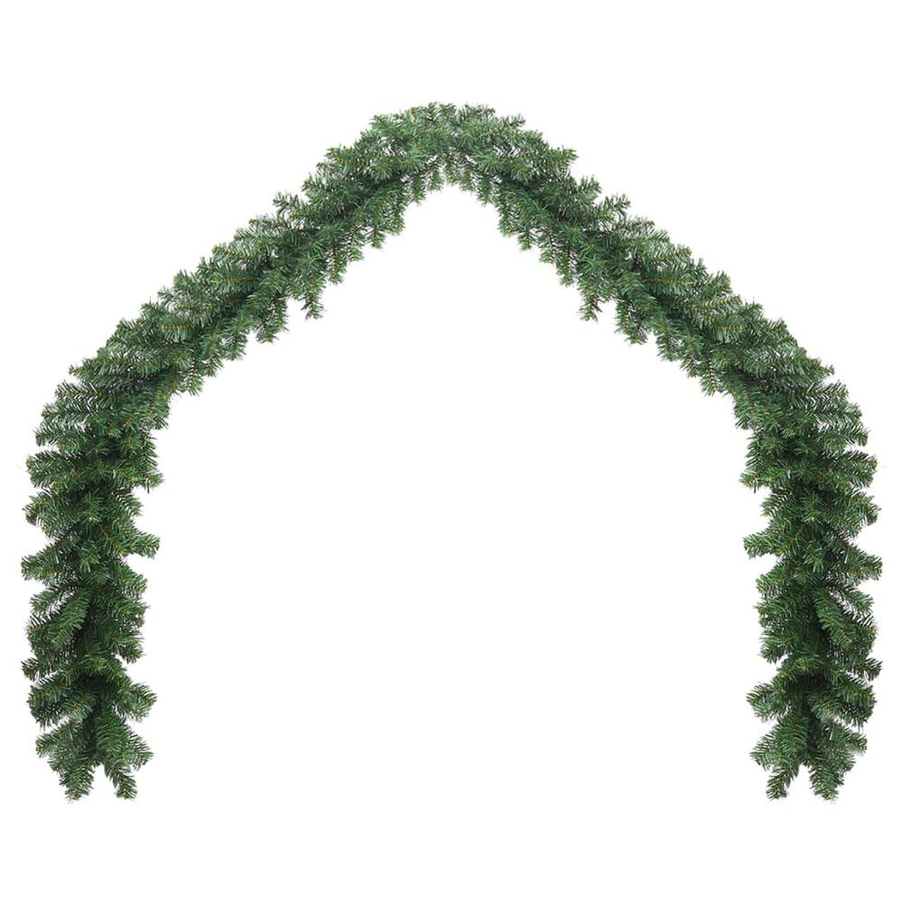 vidaXL Christmas Garland with LED Lights 32.8'. Picture 2
