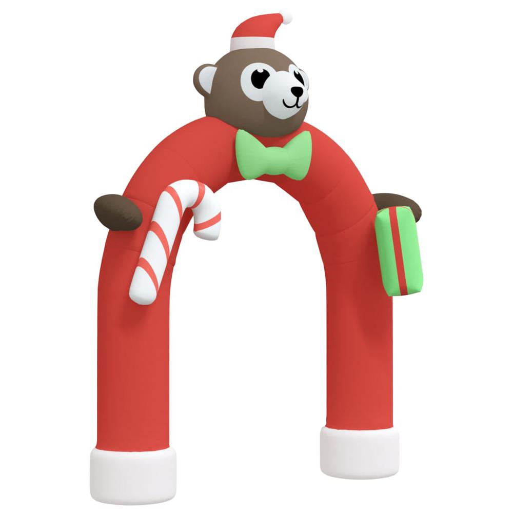 vidaXL Christmas Inflatable Arch Gate LED 149.6". Picture 4