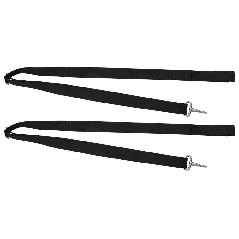 vidaXL Bimini Top Straps 2 pcs Fabric and Stainless Steel, 92388. Picture 4