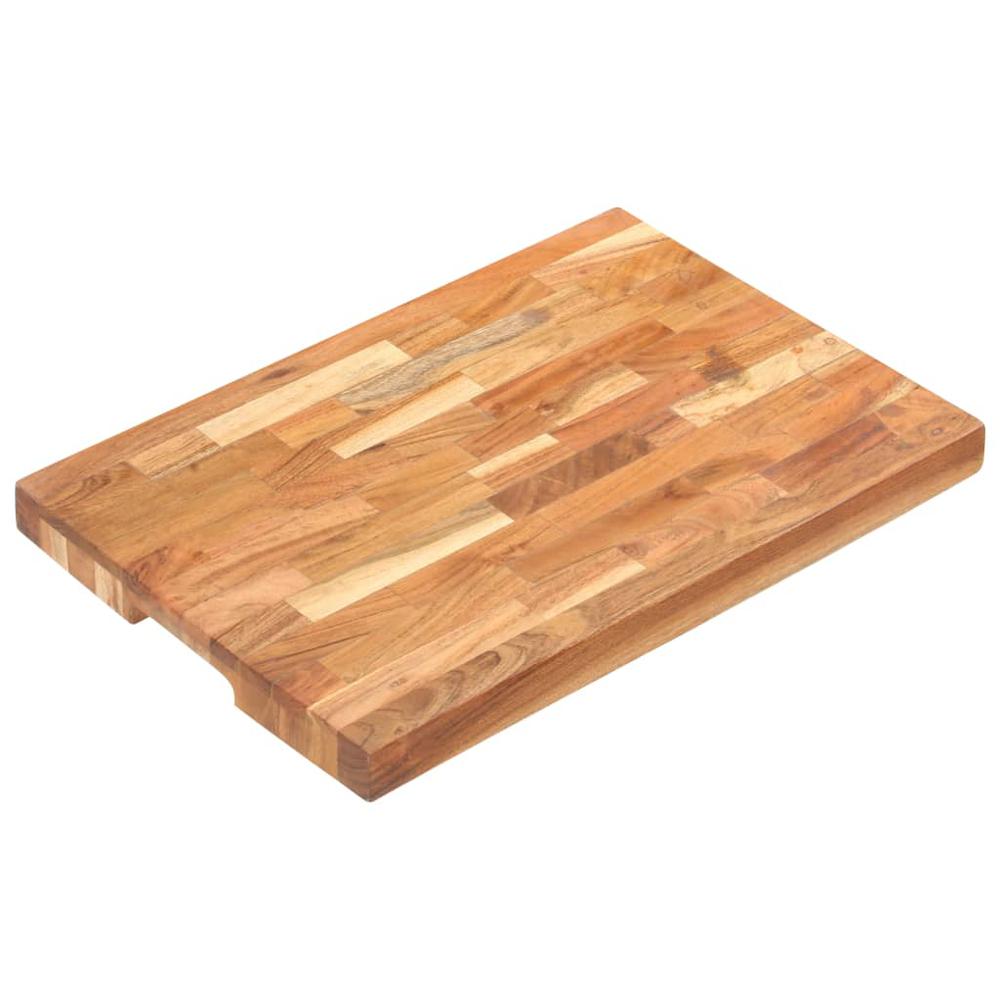 vidaXL Chopping Board 19.7"x13.8"x1.6" Solid Acacia Wood. Picture 1