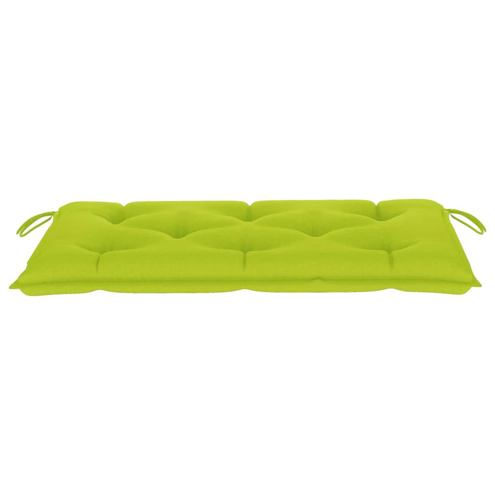 vidaXL Garden Bench Cushion Bright Green 39.4"x19.7"x 2.8" Fabric. Picture 3