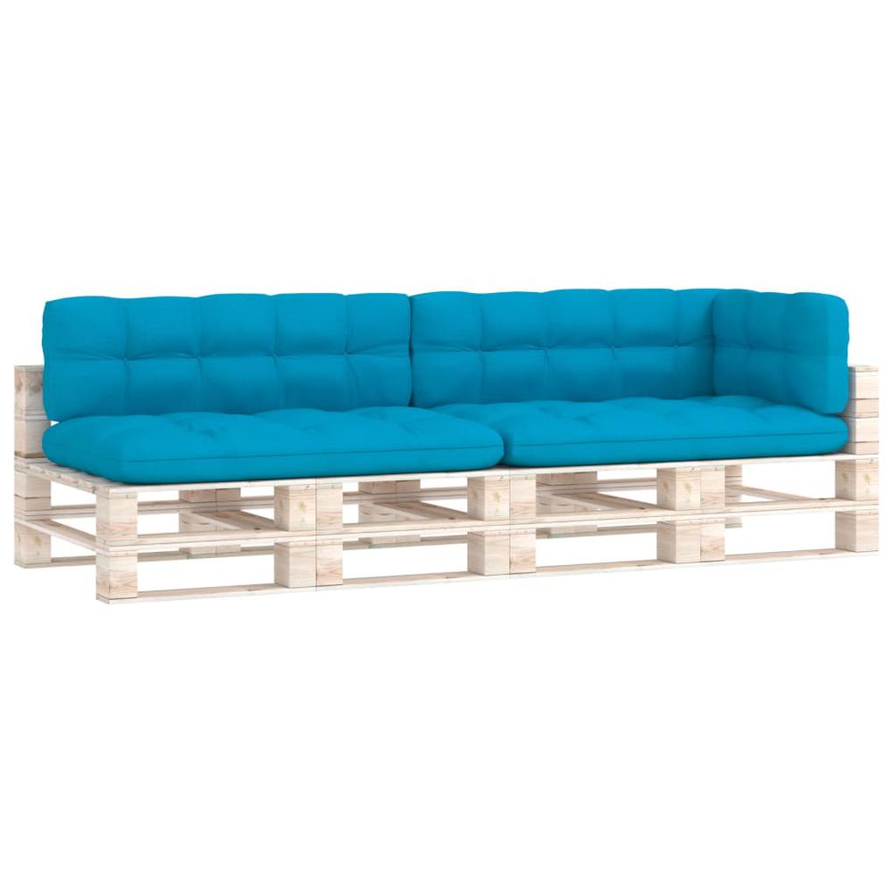 vidaXL Pallet Sofa Cushions 5 pcs Blue. Picture 2