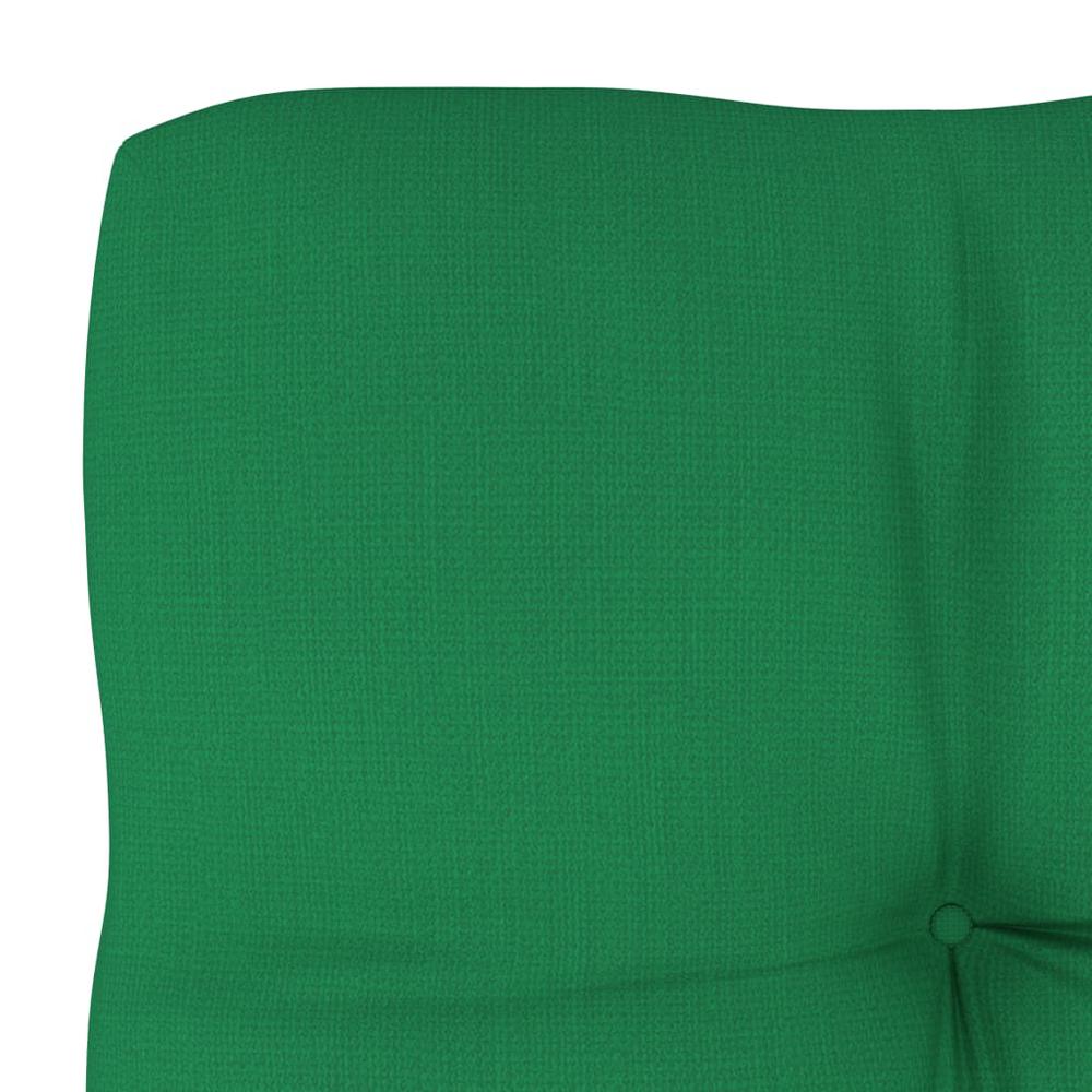 vidaXL Pallet Sofa Cushion Green 31.5"x31.5"x3.9". Picture 4