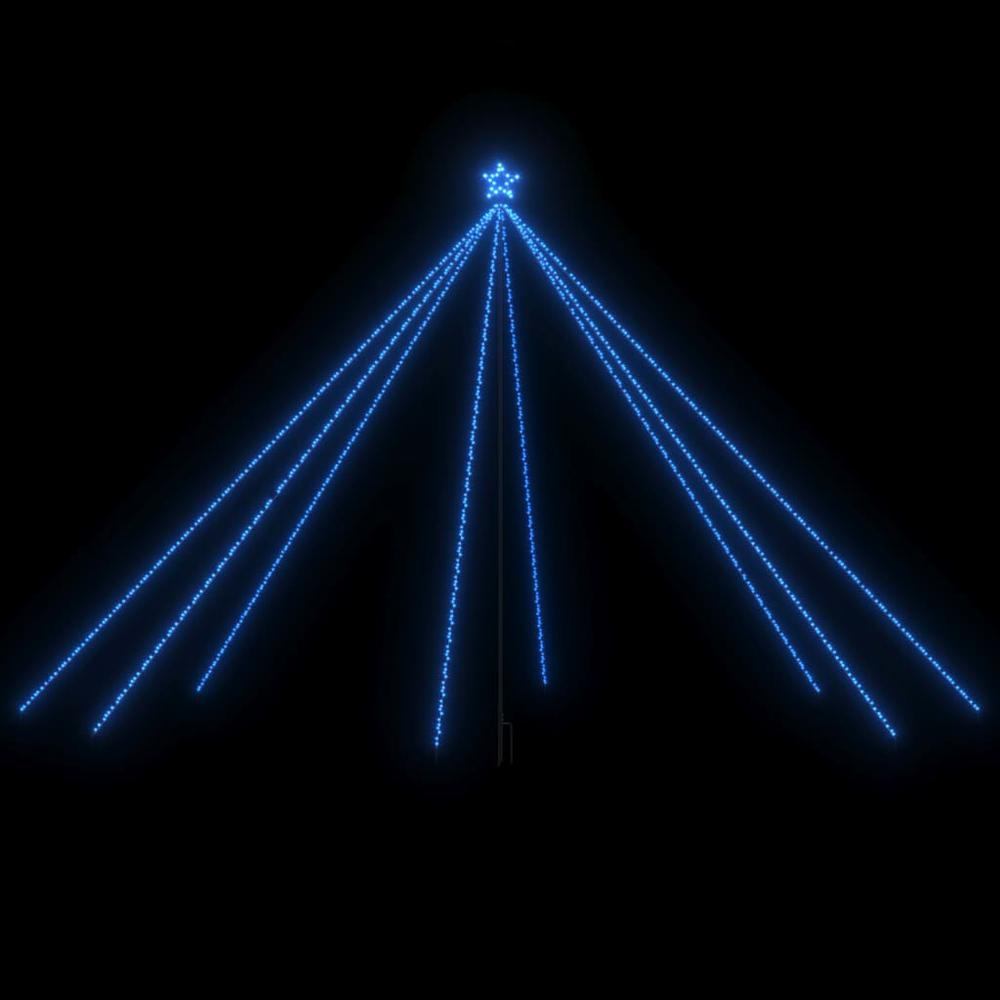 vidaXL Christmas Tree Lights Indoor Outdoor 800 LEDs Blue 16.4'. Picture 2