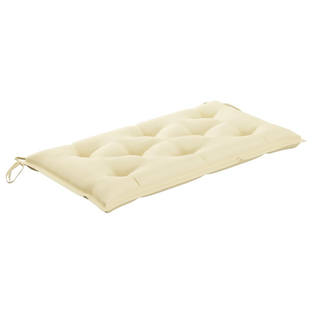 vidaXL Cushion for Swing Chair Cream White 39.4" Fabric. Picture 4