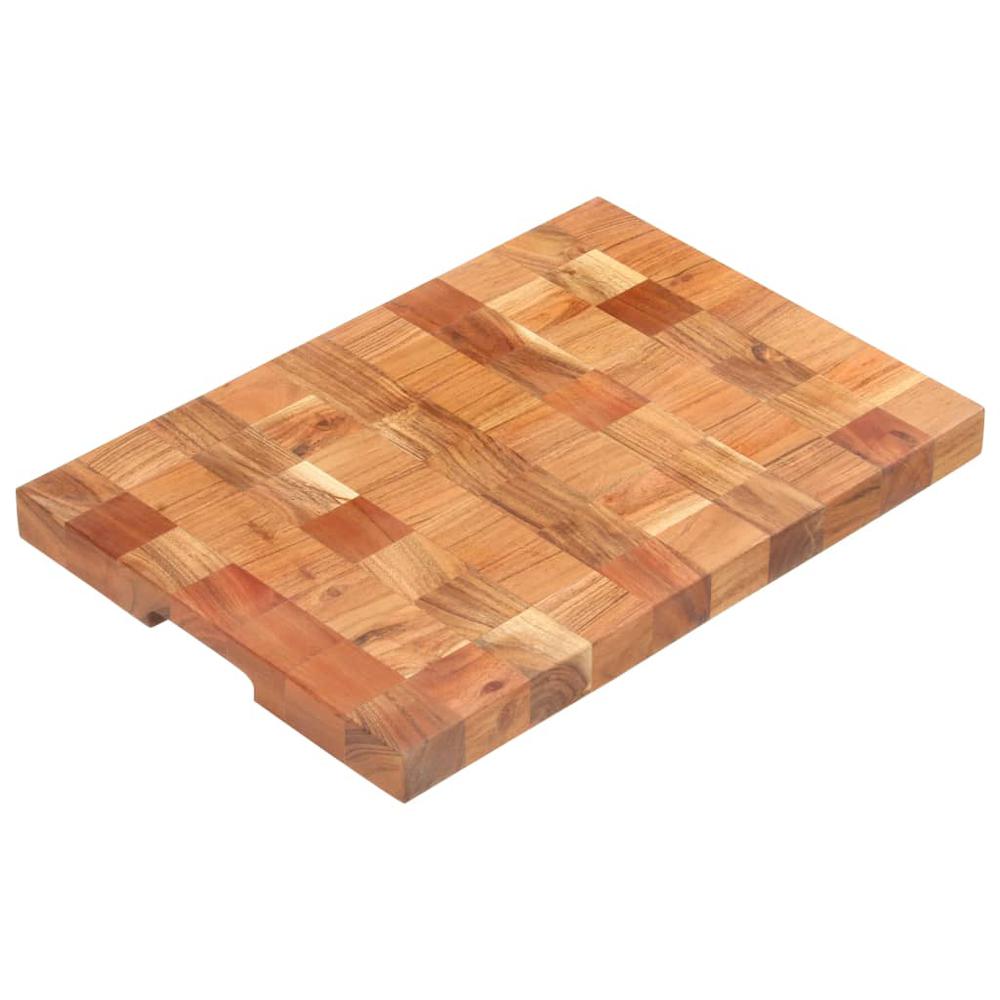vidaXL Chopping Board 19.7"x13.4"x1.5" Solid Acacia Wood. Picture 1