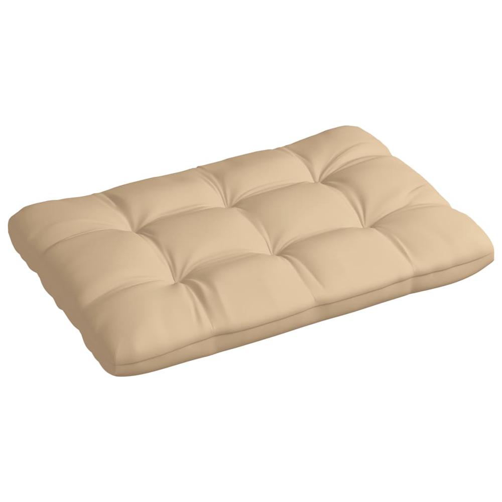 vidaXL Pallet Sofa Cushion Beige 47.2"x31.5"x3.9". Picture 2