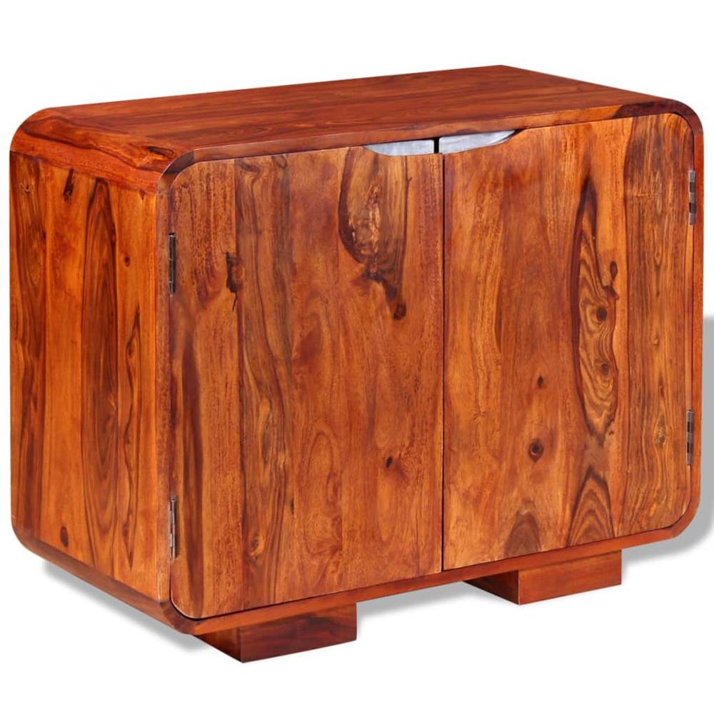 vidaXL Sideboard Solid Sheesham Wood 29.5"x13.8"x23.6". Picture 4