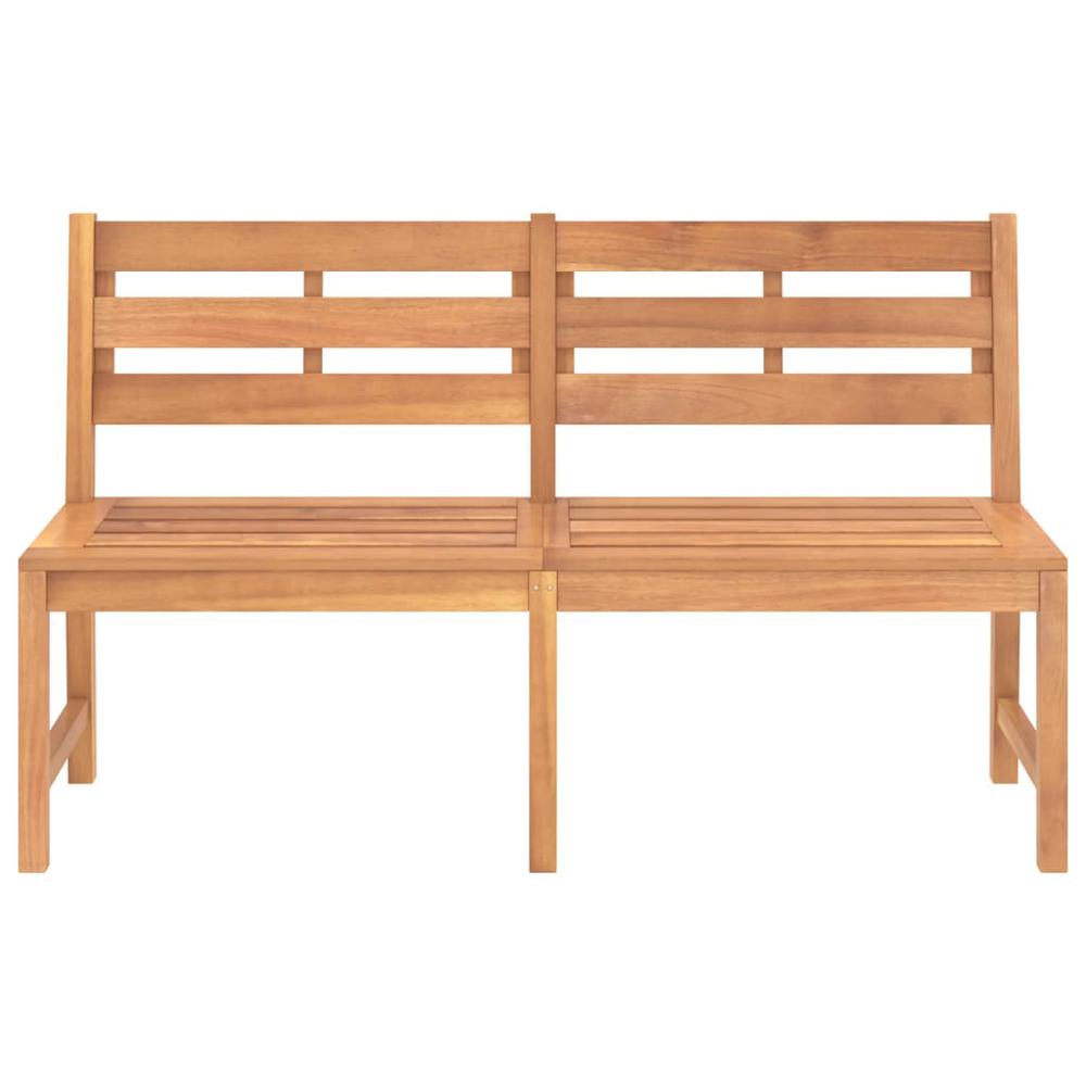 vidaXL Patio Bench 59.1" Solid Teak Wood, 316635. Picture 3