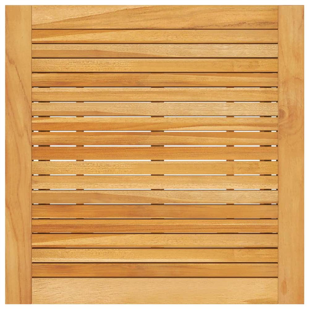 vidaXL Patio Bar Table 27.6"x27.6"x40.9" Solid Acacia Wood. Picture 4