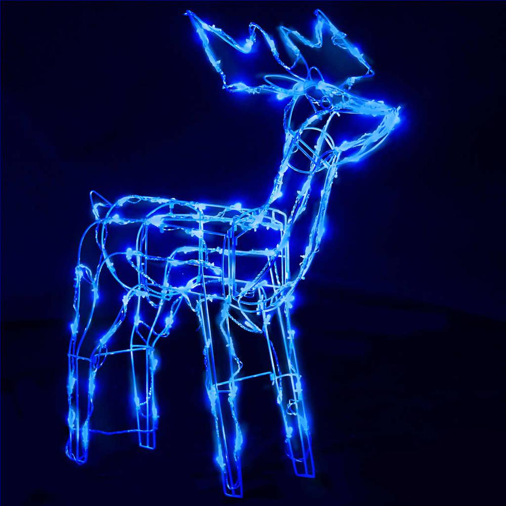 vidaXL 3 Piece Christmas Light Display Reindeers 229 LEDs, 328540. Picture 3