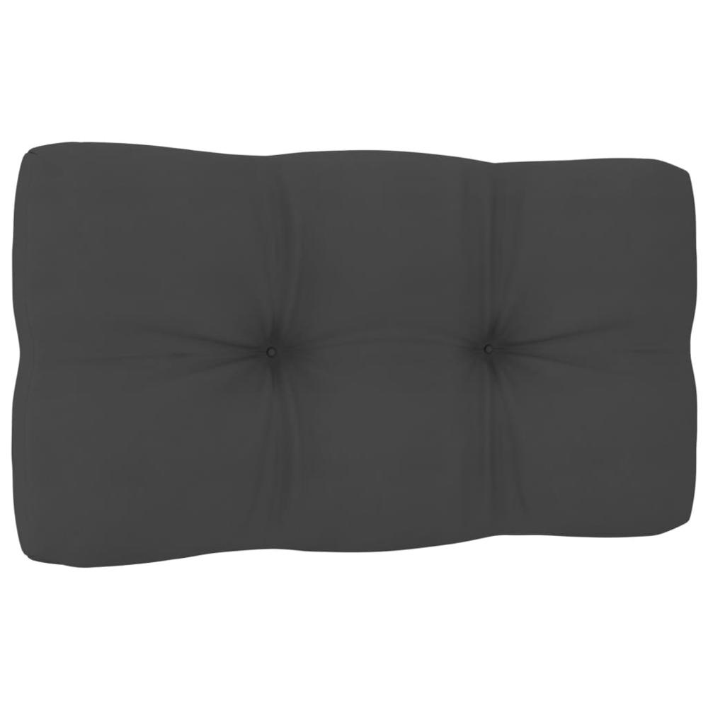 vidaXL Pallet Sofa Cushion Anthracite 27.6"x15.7"x3.9". Picture 2