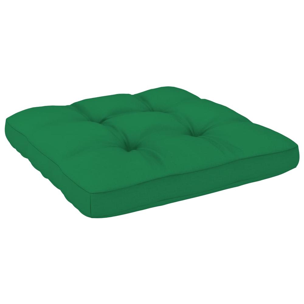 vidaXL Pallet Sofa Cushion Green 31.5"x31.5"x3.9". Picture 3