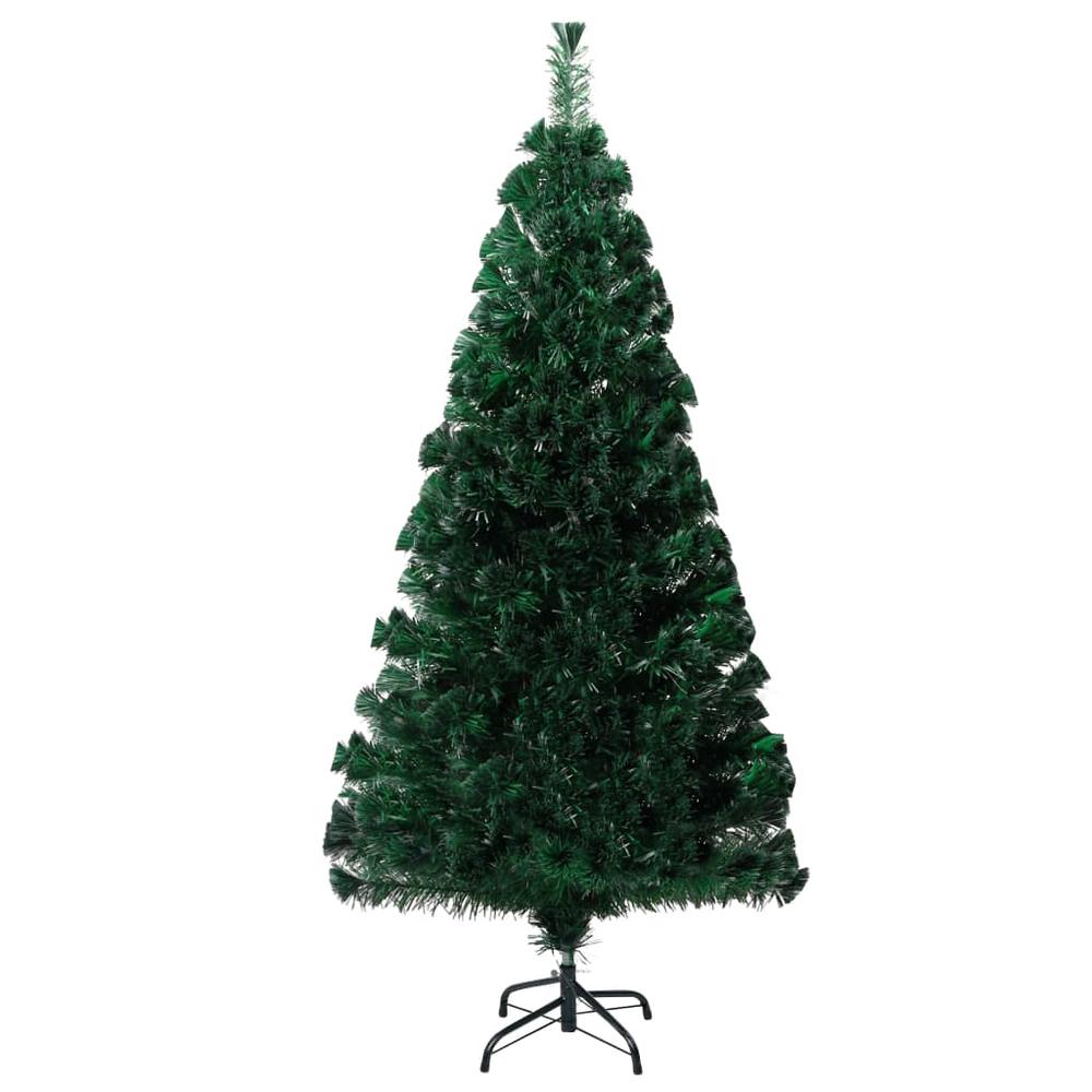 vidaXL Artificial Christmas Tree with Stand Green 47.2" Fiber Optic. Picture 2