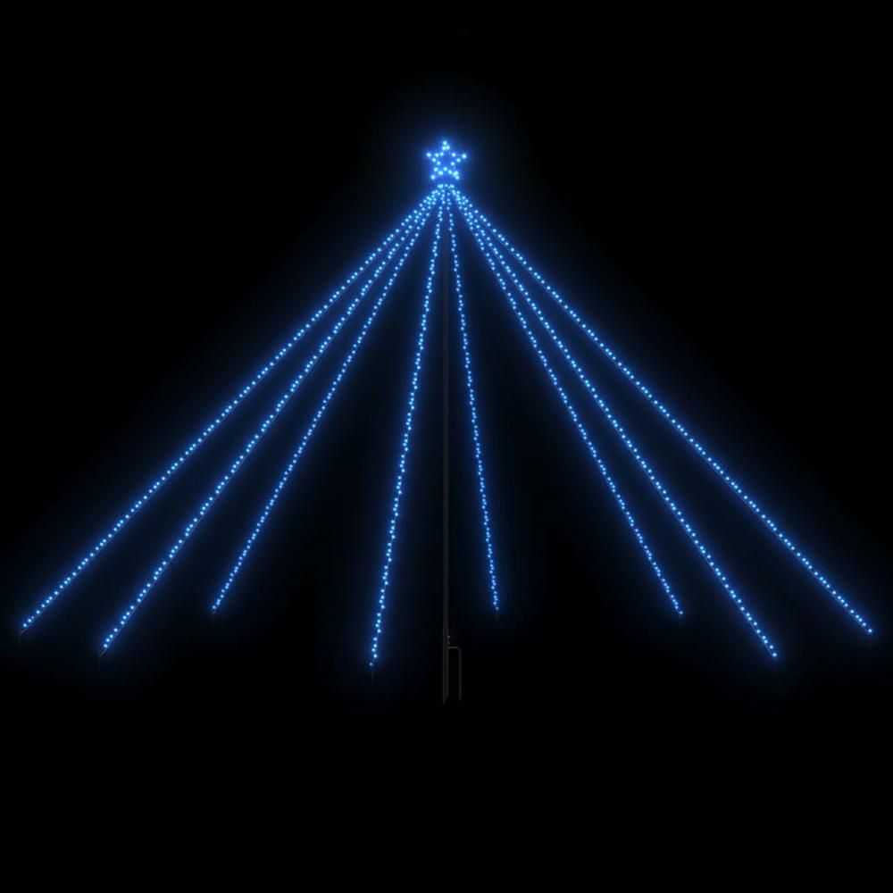 vidaXL Christmas Tree Lights Indoor Outdoor 576 LEDs Blue 11.8'. Picture 2