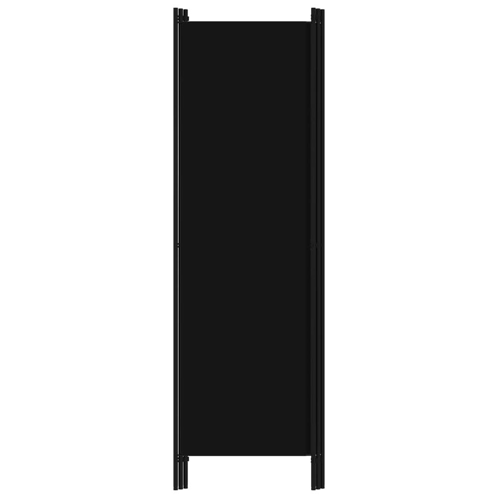 vidaXL 3-Panel Room Divider Black 59.1"x70.9". Picture 4