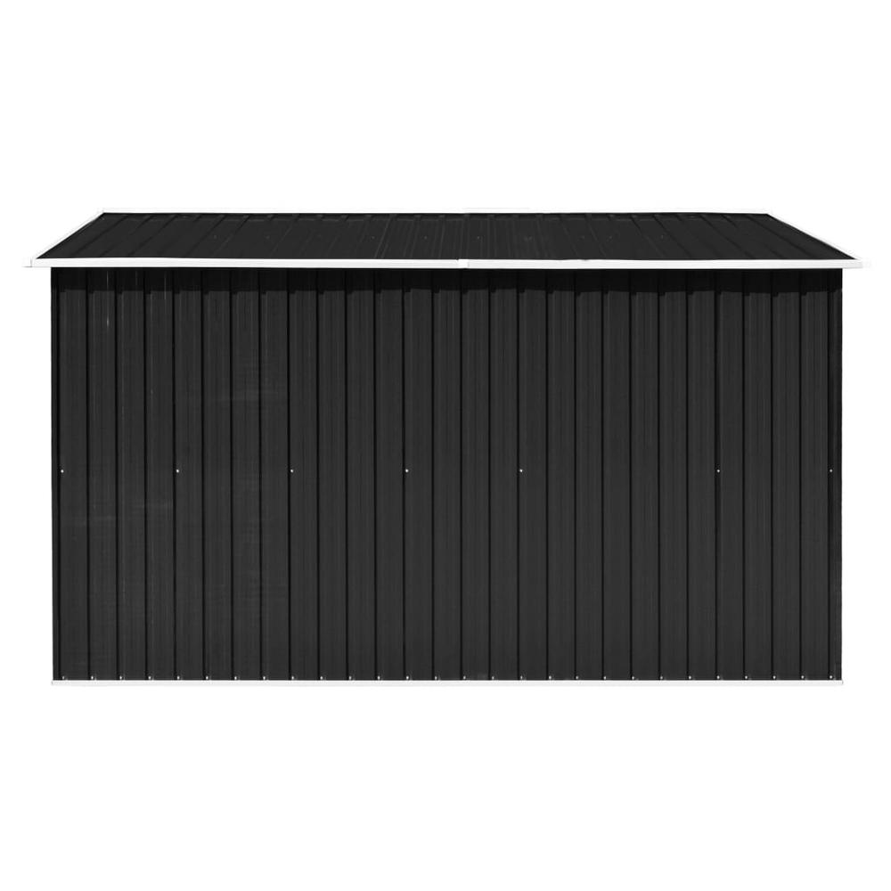 vidaXL Garden Shed 101.2"x117.3"x70.1" Metal Anthracite, 46307. Picture 3