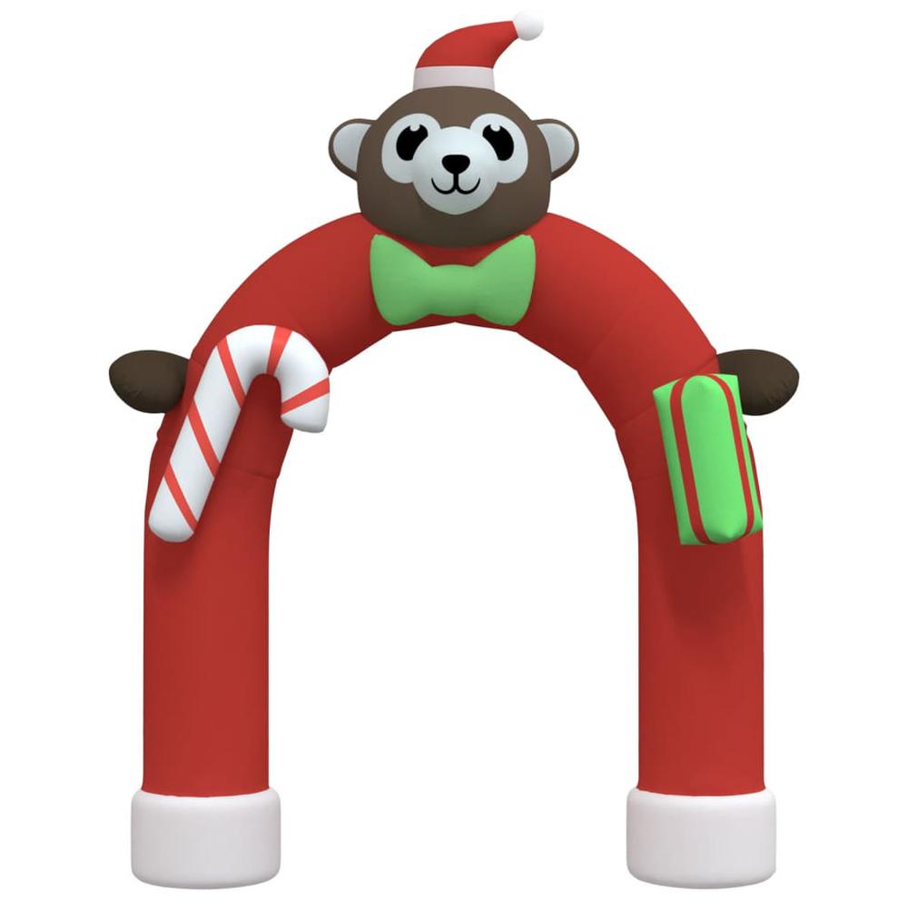 vidaXL Christmas Inflatable Arch Gate LED 149.6". Picture 3