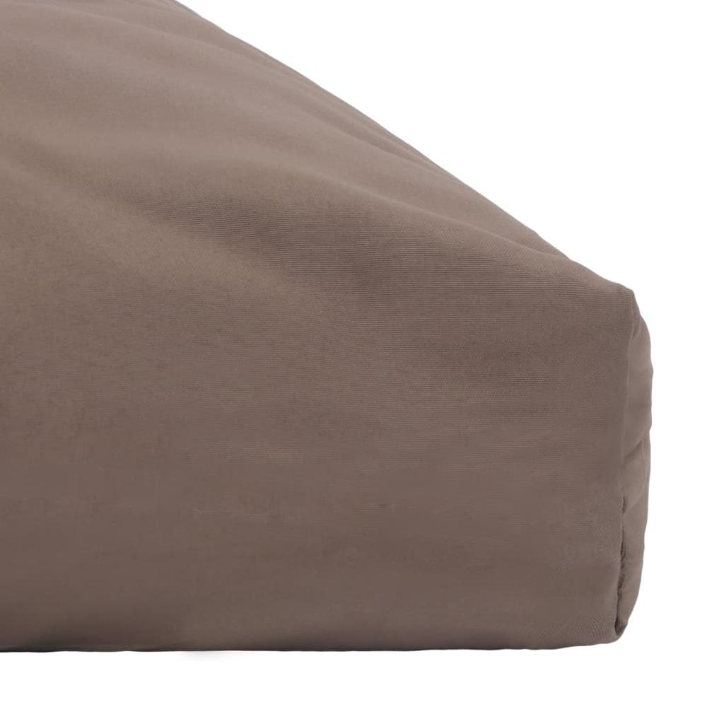 vidaXL Garden Seat Cushion Taupe 47.2"x31.5"x3.9" Fabric. Picture 4