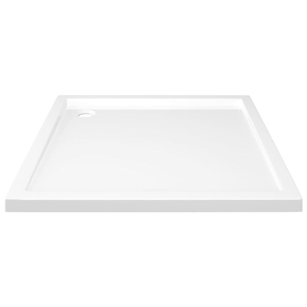 vidaXL Square ABS Shower Base Tray White 31.5"x31.5". Picture 3
