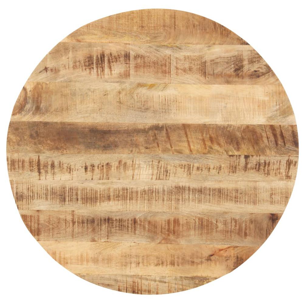 vidaXL Table Top Ã˜23.6"x(0.98"-1.06") Solid Mango Wood. Picture 1