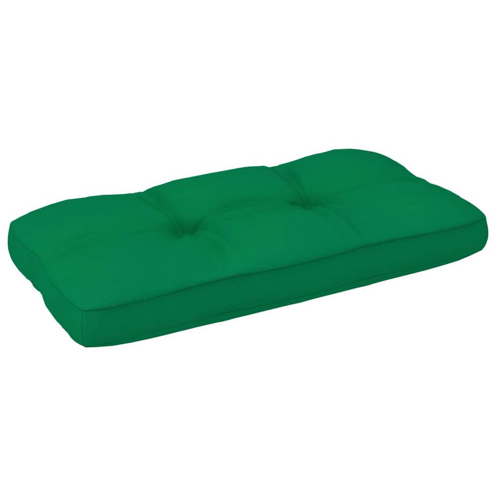 vidaXL Pallet Sofa Cushion Green 31.5"x15.7"x3.9". Picture 2