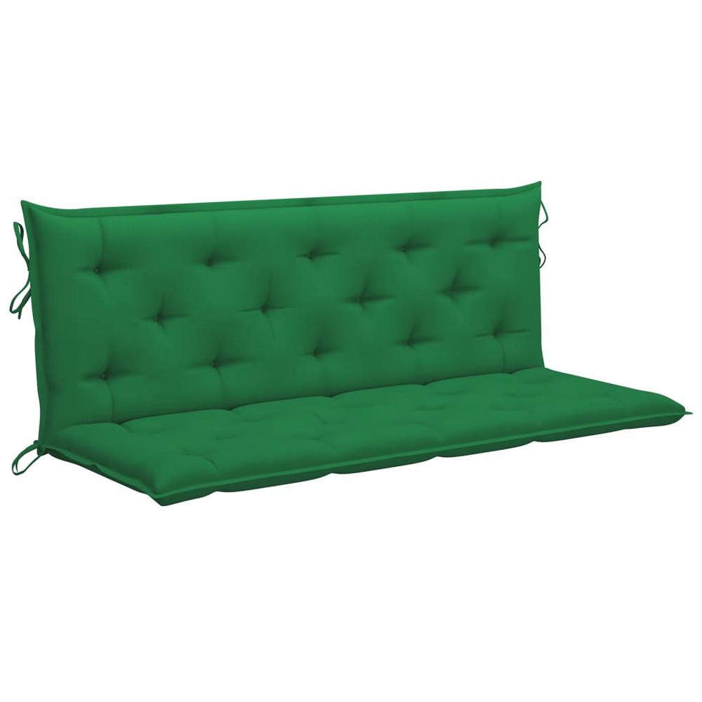 vidaXL Cushion for Swing Chair Green 59.1" Fabric. Picture 2