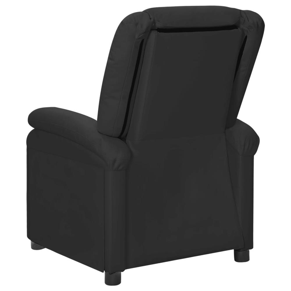 vidaXL Massage Recliner Anthracite Faux Leather. Picture 4