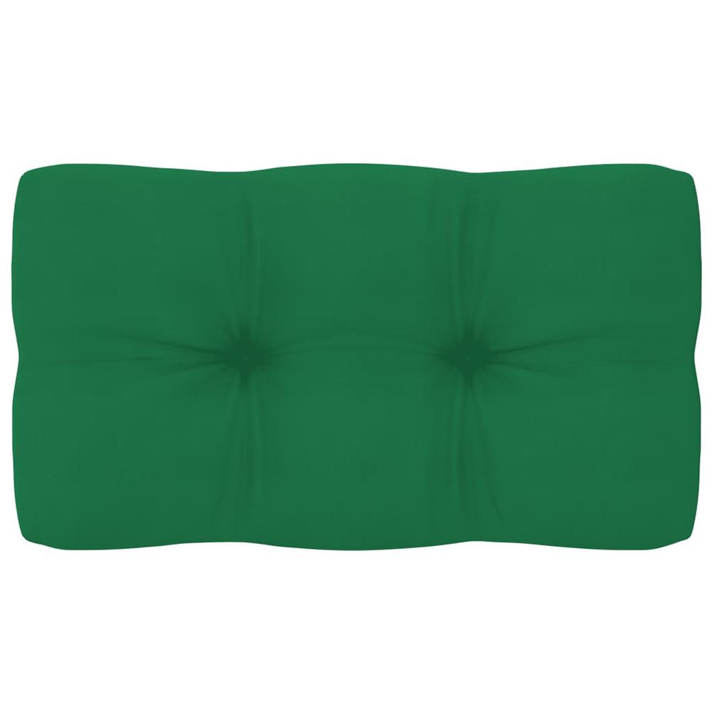 vidaXL Pallet Sofa Cushion Green 27.6"x15.7"x3.9". Picture 1