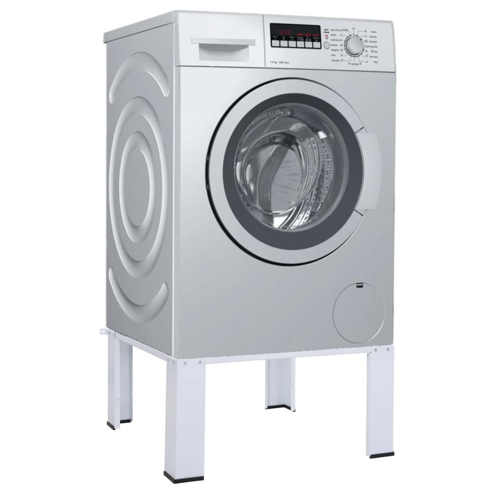 vidaXL Washing Machine Pedestal White. Picture 2