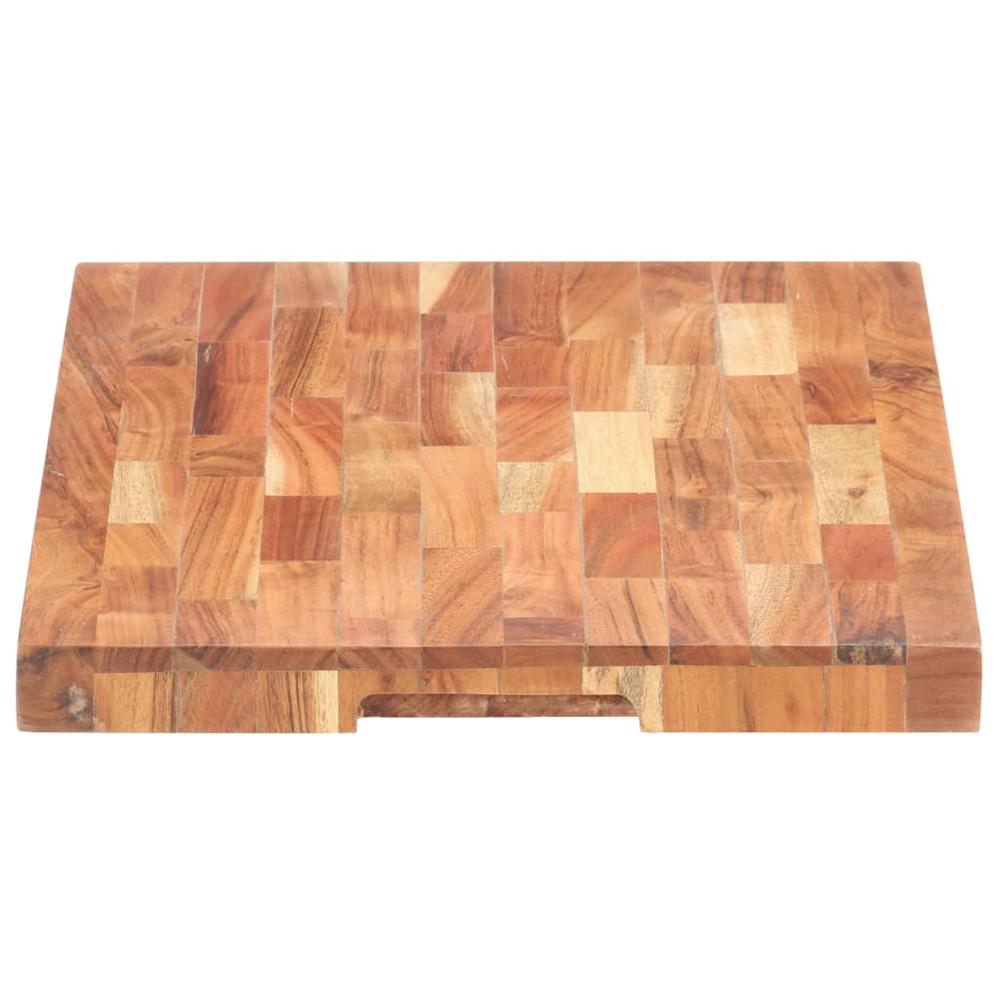 vidaXL Chopping Board 19.7"x13.8"x1.6" Solid Acacia Wood. Picture 4