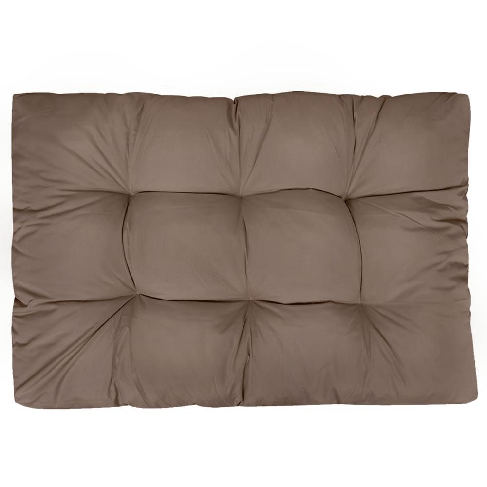 vidaXL Garden Seat Cushion Taupe 47.2"x31.5"x3.9" Fabric. Picture 2